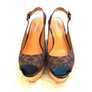 Coach sandal heels